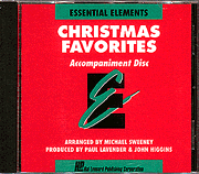 Essential Elements Christmas Favorites Accompaniment CD band method book cover